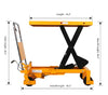 Apollolift A-2005 Single Scissor Lift Table 1760 lbs. 39.5 " Lifting Height New