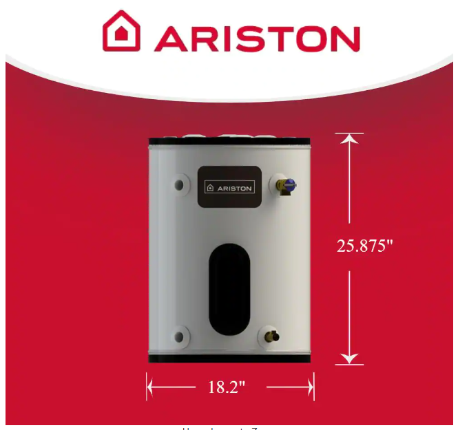 Ariston ARI POU-20 120V 1500W 20 Gallon Point of Use Electric Water Heater New