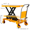Apollolift A-2014 Single Scissor Lift Table 2200 lbs. 39.4 " Lifting Height New
