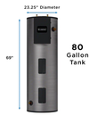 Ariston ARIEC080E3W180 80 Gallon 18,000 Watt 480V Electric Water Heater New