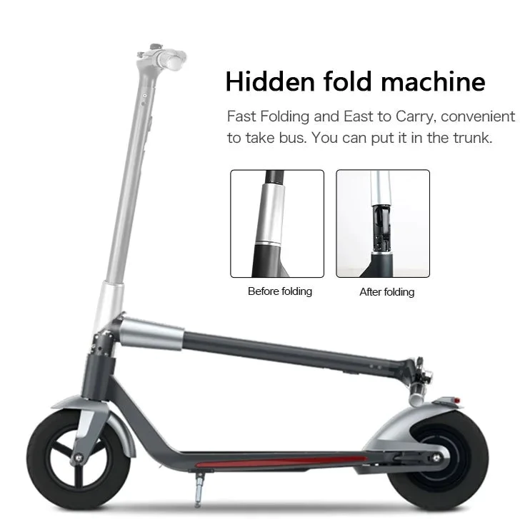 Mankeel Silver Wings 35KM Mile Range 17 MPH 10" Tires Electric Scooter Silver New