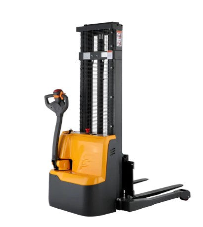 Apollolift A-3039 Powered Forklift Electric Walkie Stacker with Straddle Legs 2640 lbs. Capacity 130" Lifting New