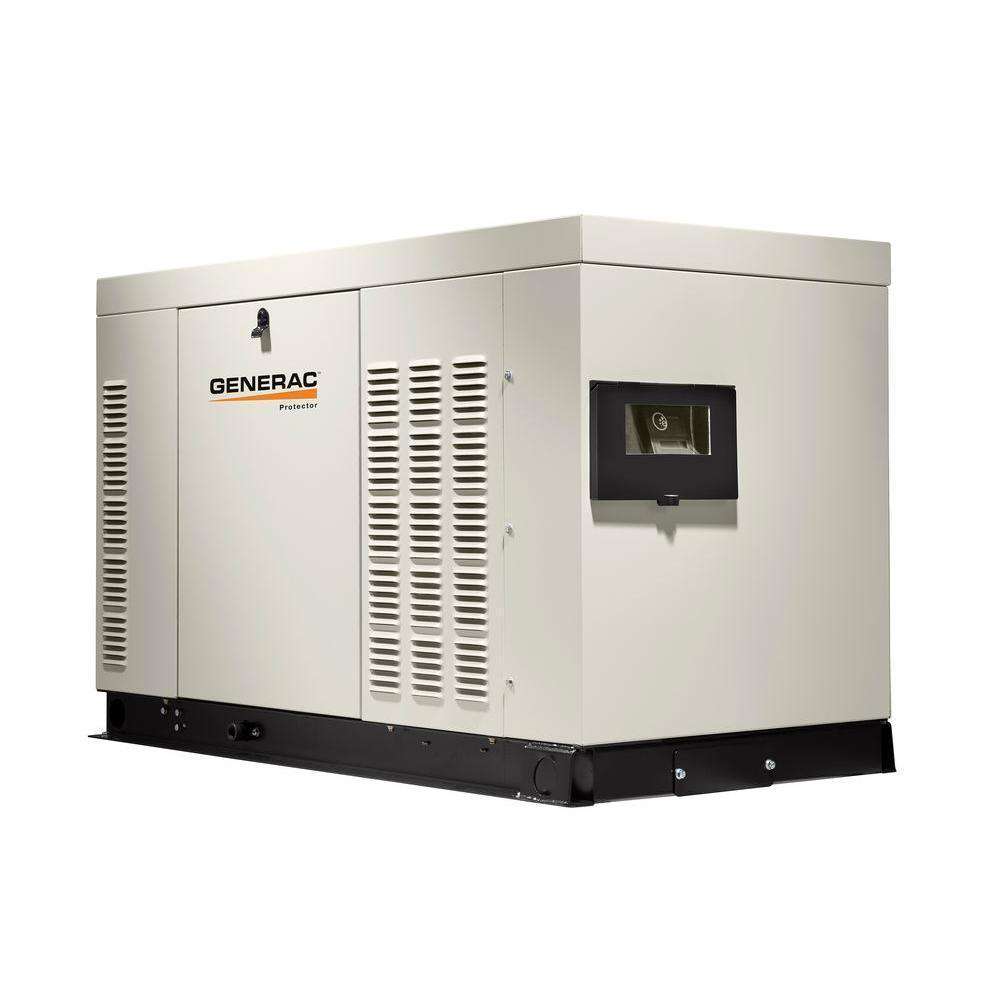 Generac Protector 30kW RG03015ANAX Liquid Cooled 1 Phase 120/240V LP/NG Standby Generator Manufacturer RFB