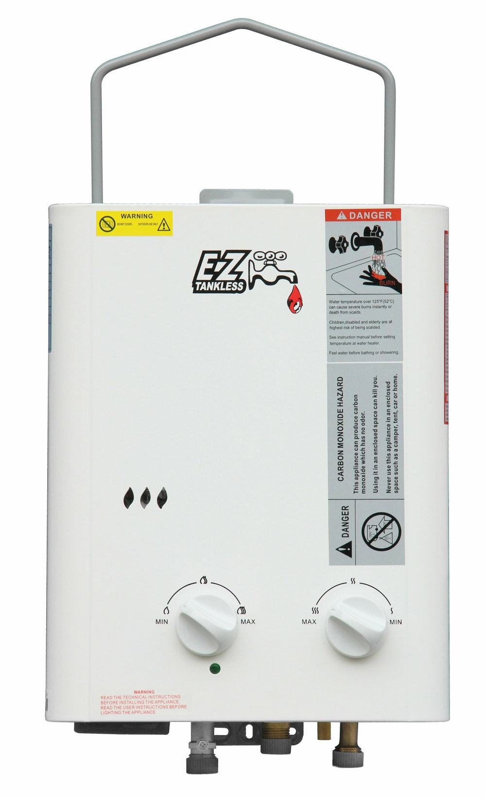 EZ Tankless CampChamp 1.8 GPM LP Propane Outdoor Tankless Water Heater Manufacturer RFB