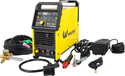 Weldpro TIGACDC200GD Digital TIG/Stick Welder With AC/DC Standard Euro Torch 200 Amp High-Frequency Pulse L12000 New
