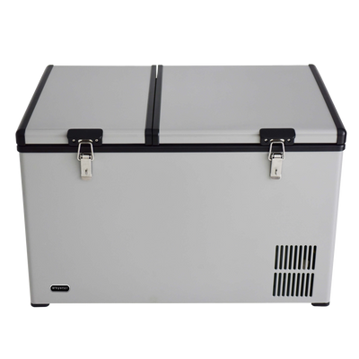 Whynter FM-901DZ 90 Quart 3.0 cu. ft. Dual Zone Portable Fridge/Freezer in Gray New