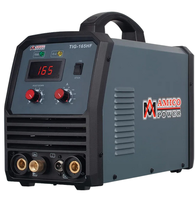 Amico Electric TIG-165HF 100-250V Wide Voltage 165 Amp HF-TIG Stick Arc DC Inverter Welder New