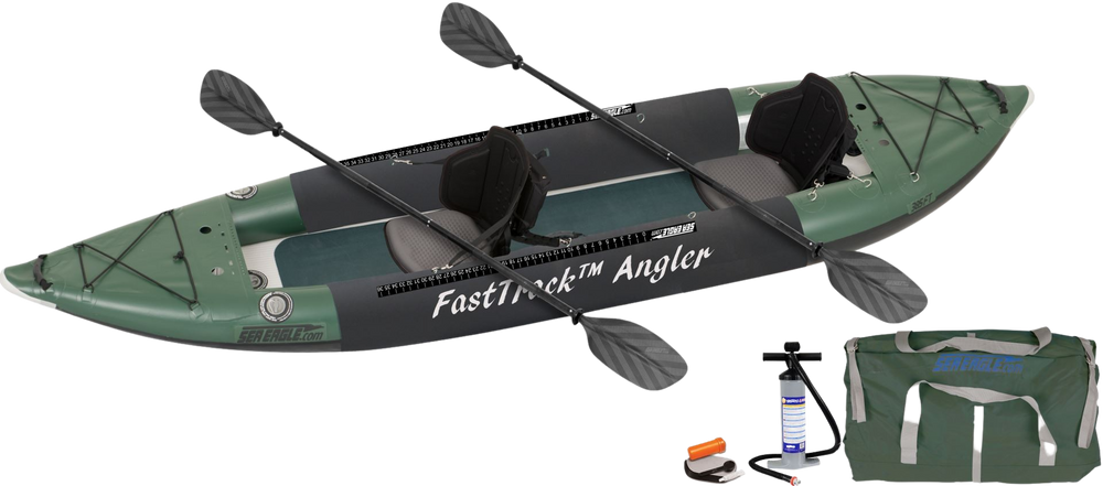 Sea Eagle 385FTAK_P FastTrack Pro Angler Kayak Package New