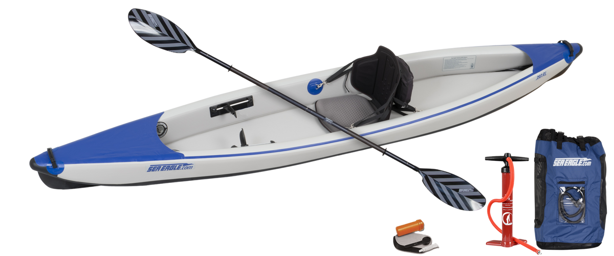 Sea Eagle 393RLK_P Razorlite Inflatable Kayak Pro Solo Package New