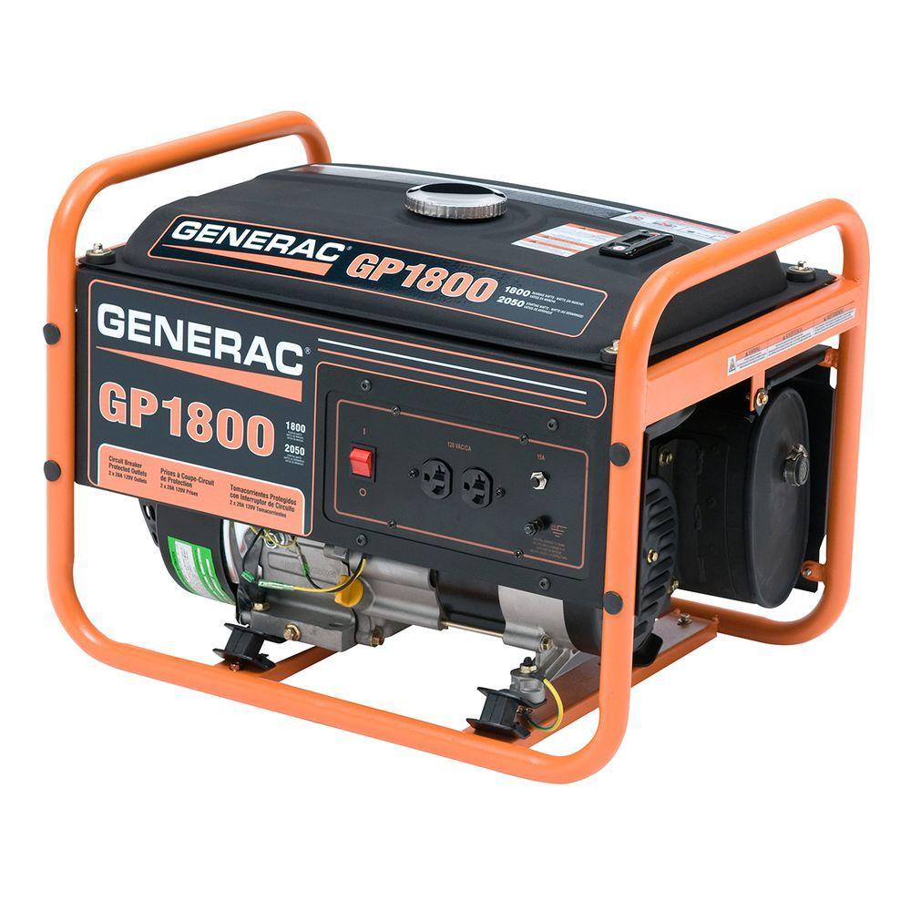 Generac GP1800 1800W/2050W Gas Generator New