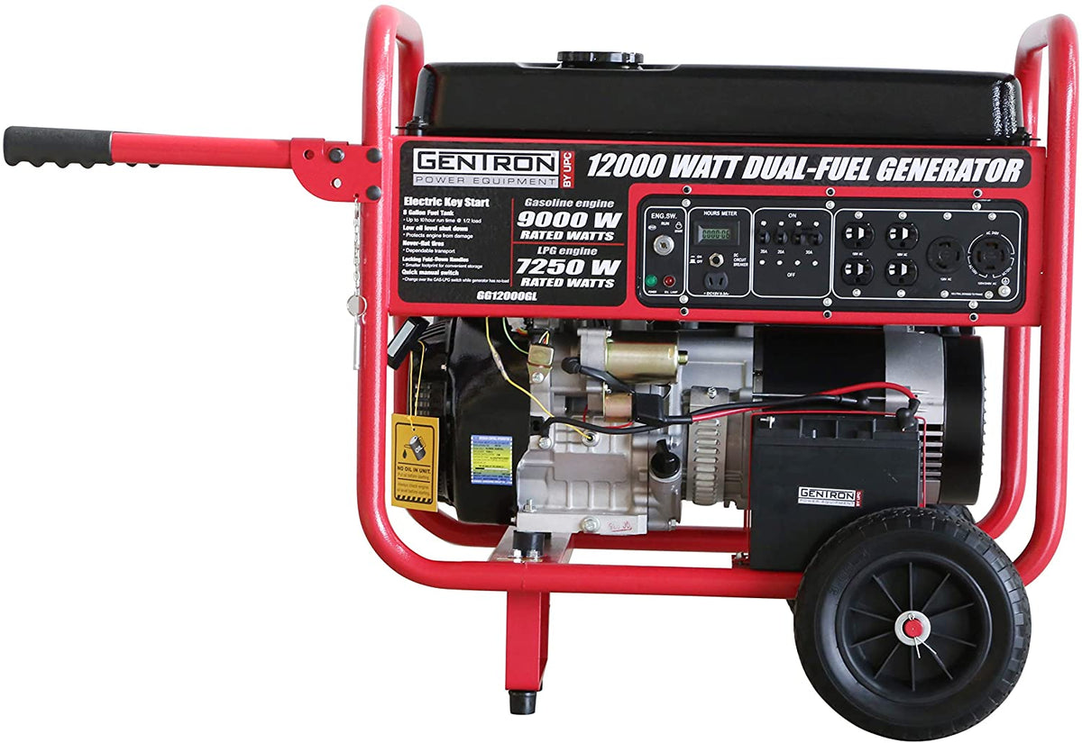 Gentron/All Power America GG12000GL 9000W/12000W Electric Start Dual Fuel Generator New