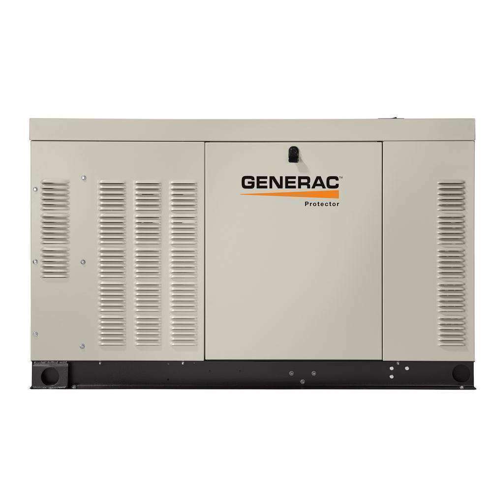 Generac Protector 48kW RG04854ANAX Liquid Cooled 1 Phase 120/240V LP/NG Standby Generator Scratch and Dent