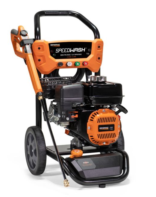 Generac 2900 PSI 2.4 GPM Gas SpeedWash Pressure Washer with Soap Tank ...