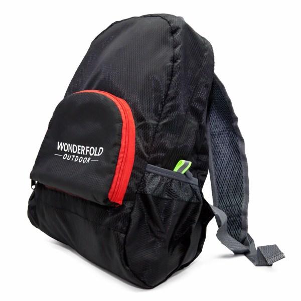 WonderFold Baby WBBLACK Foldable Backpack Black New
