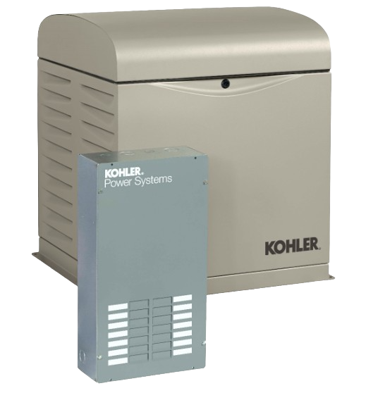 Kohler 10RESVL-100LC12 10KW Standby Generator with 100 Amp Automatic Transfer Switch and OnCue Plus New