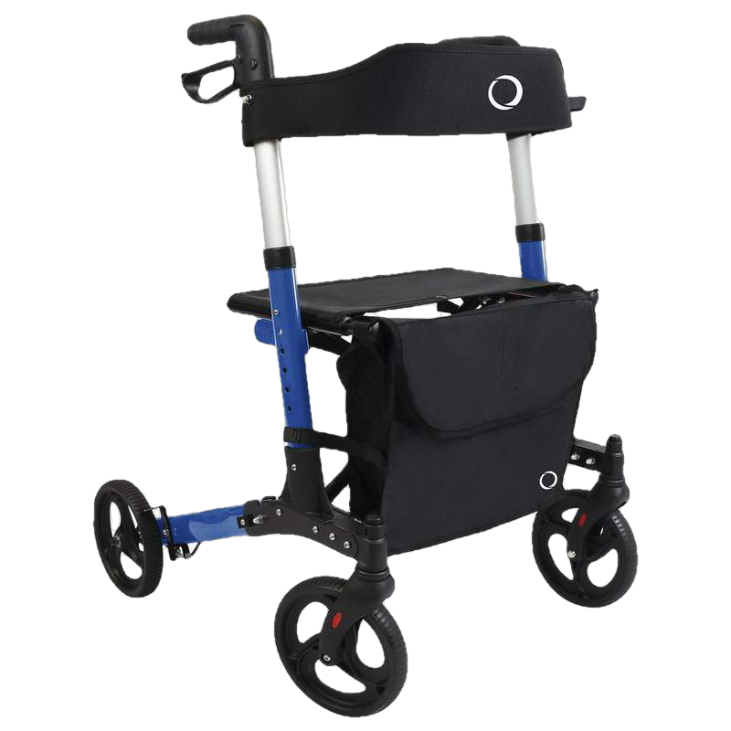 Vive Health Upright Rollator Walker Blue New