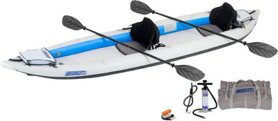 Sea Eagle 465FTK_P2 465ft FastTrack Inflatable Kayak Pro 2 Person Package New