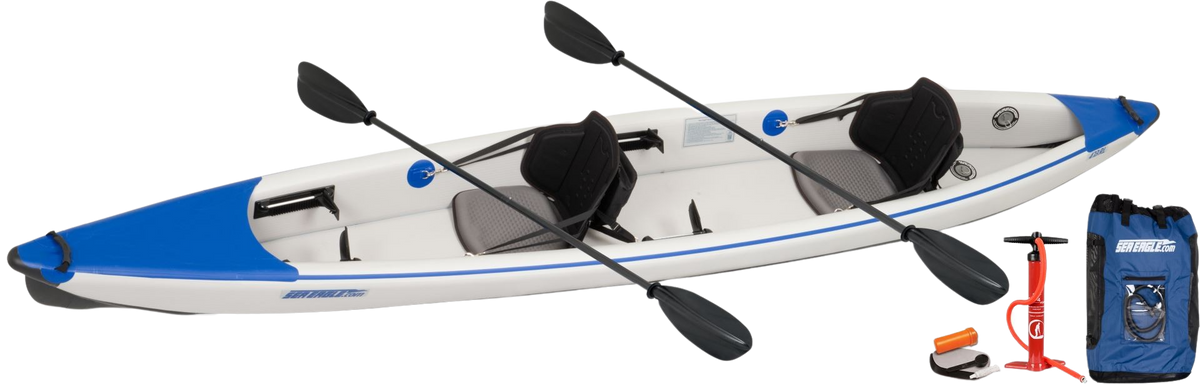 Sea Eagle RazorLite 473RLK_PC Inflatable Kayak Pro Carbon Tandem Package New