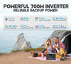 Bluetti EB55 537WH/700W Portable Power Station Solar Generator New