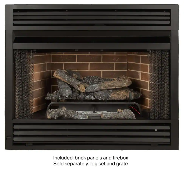 Pleasant Hearth Universal Circulating Zero Clearance 36