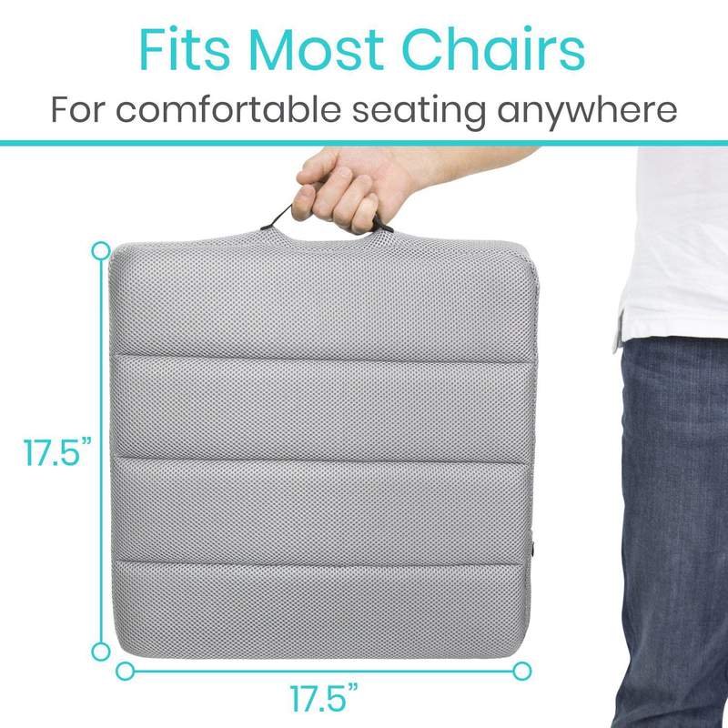 Vive Health Air and Foam Seat Cushion With Pump New