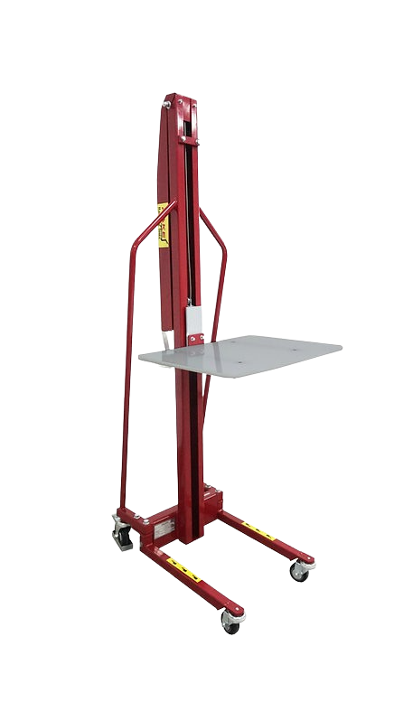 Pake Handling Tools PAKMS05 Winch Stacker Manual Work Positioner Truck 440lb Capacity 61" Lift Height New