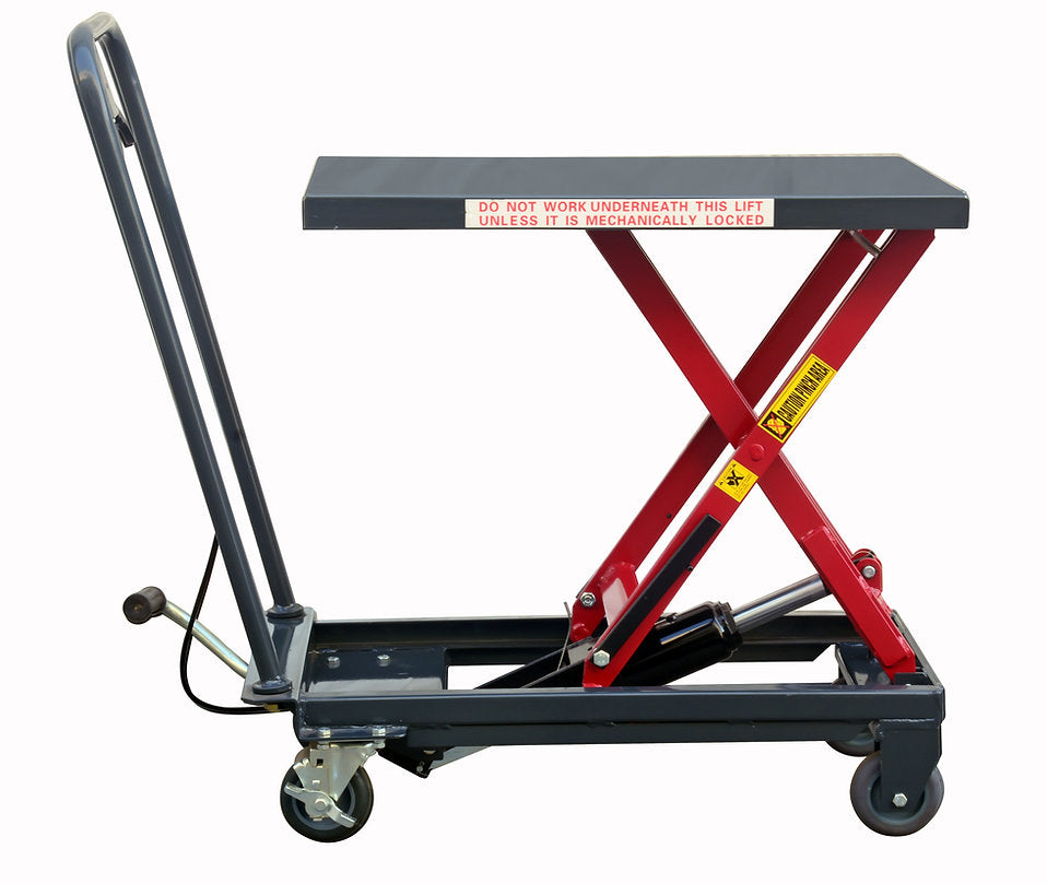 500 lb. Capacity Hydraulic Table Cart
