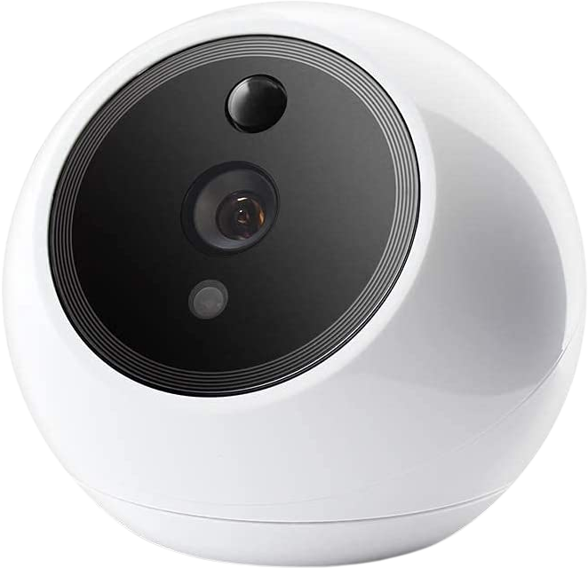 Amaryllo Apollo Biometric Pet 1080p 360 Auto-Tracking Pet Detection Indoor Security Camera White New