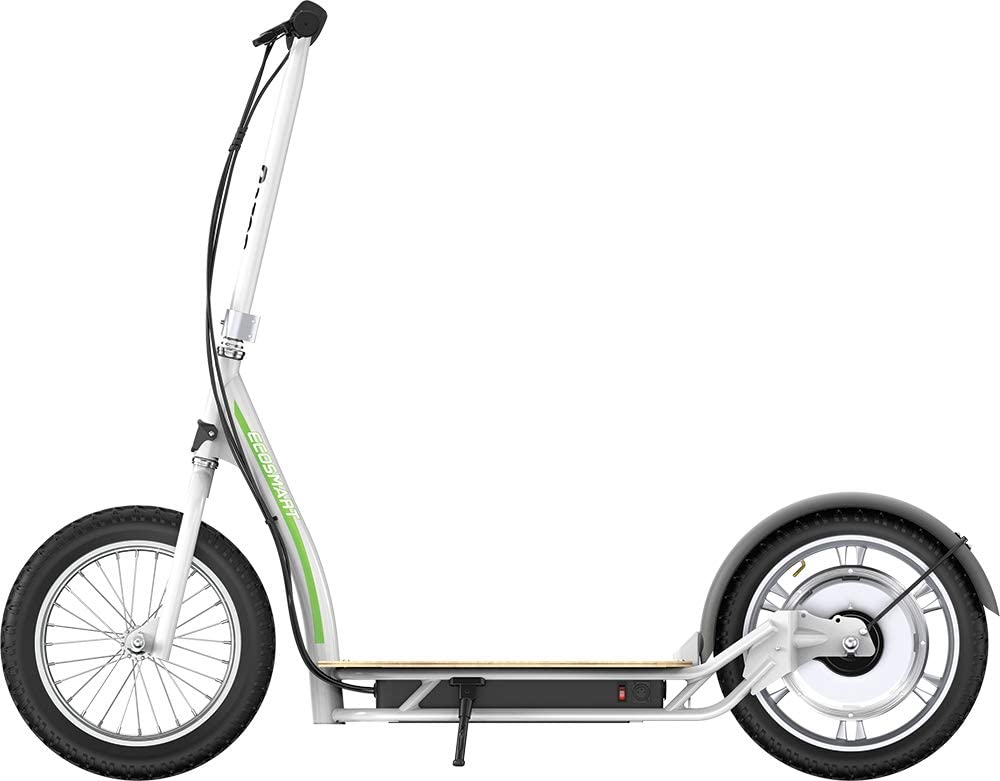 Razor EcoSmart SUP Up to 12 Mile Range 15.5 MPH 16" Tires Electric Scooter White New