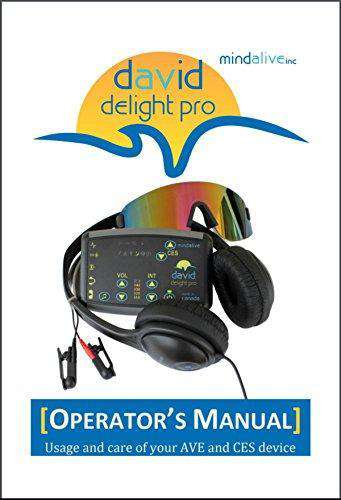DAVID Delight Pro with CES Light and Sound therapy machine by Mind Alive New