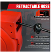 ReelWorks L705102A 180 PSI 1/4" x 33' 1/4" NPT Connections Mountable Retractable Air Hose Reel New