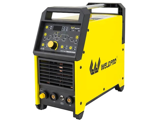 Weldpro TIGACDC200GD Digital TIG/Stick Welder With AC/DC Standard Euro Torch 200 Amp High-Frequency Pulse L12000 New