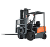 Tory Carrier EF55R-197 Electric Forklift Truck with Adjustable Steering Wheel 5500 lbs. Capacity New