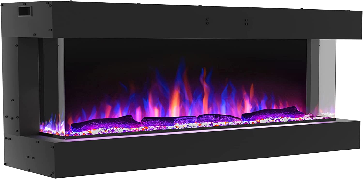 Valuxhome TS60 64 in. 1500W 3-Sided Recessed and Wall