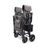 WonderFold W2 Elite Push/Pull 2-Passenger Stroller Wagon Gray New