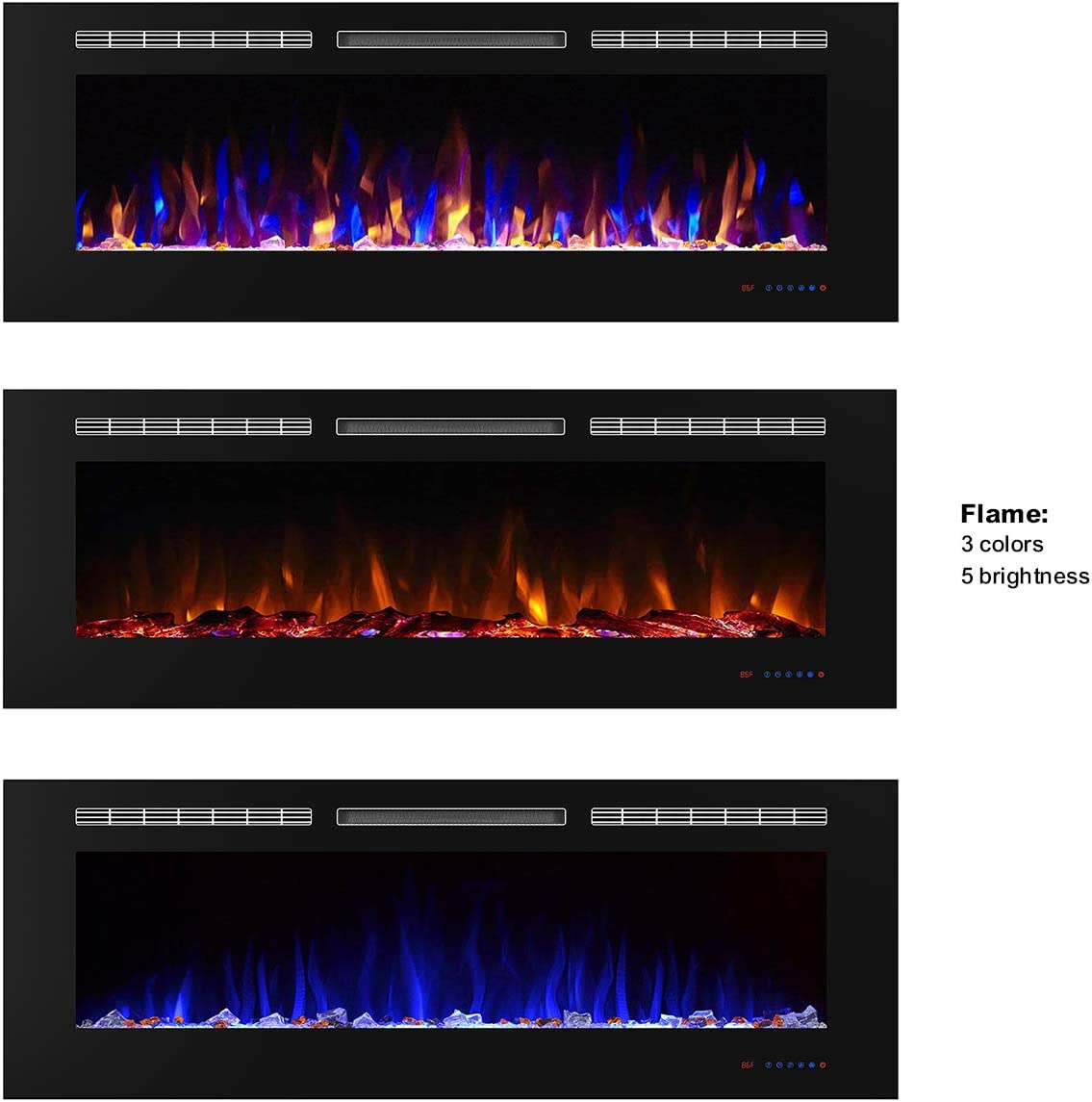 Valuxhome BI60 60 in. 750/1500W Recessed and Wall Mounted