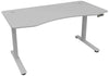 MotionWise SDD60G Manager Height Programmable Adjustable Electric Standing Desk in Dove Gray New