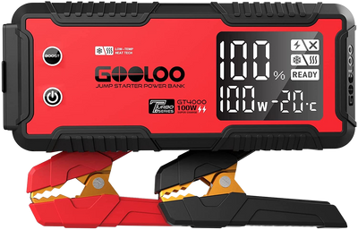 GOOLOO GT4000 Car Jump Starter 26800mAh Power Bank 12V Engine Box Charger With Pre-Heating Technology New
