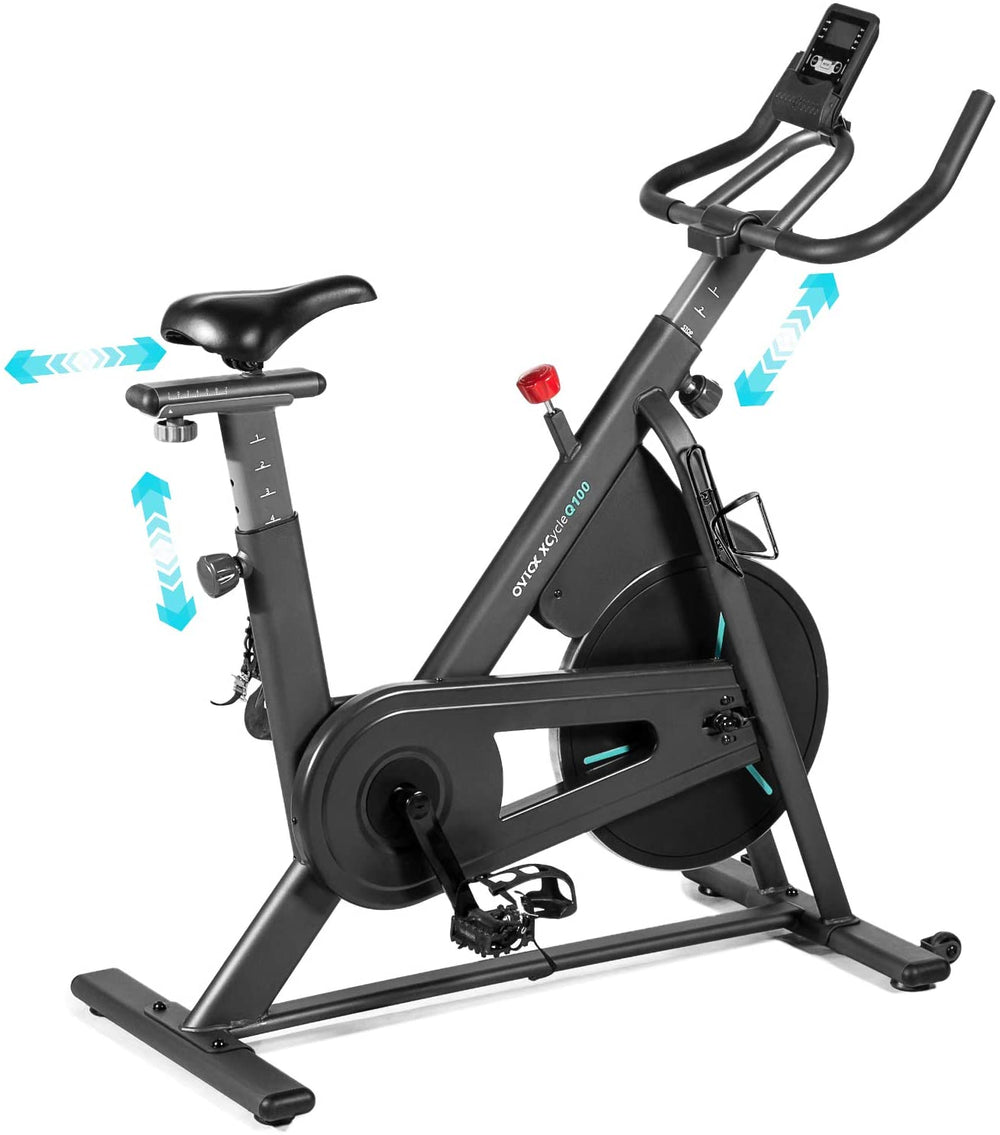 ovicx heimtrainer fahrrad OVICX OS-EBIKE-Q100-C Magnetic Resistance Stationary Exercise Bike New
