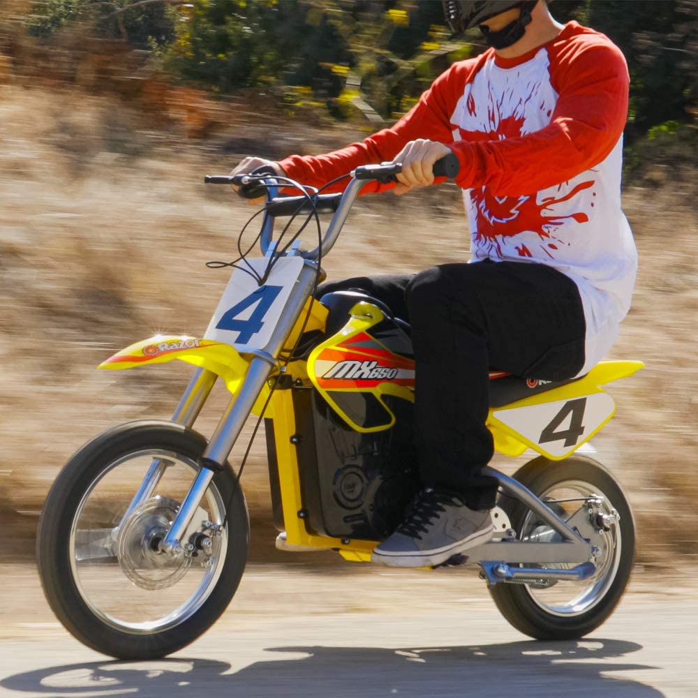 Yellow razor best sale dirt bike