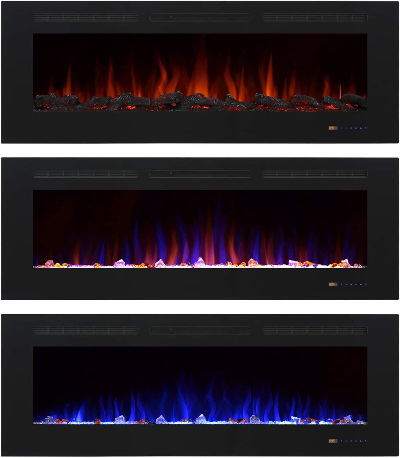 Valuxhome BI60 60 in. 750/1500W Recessed and Wall Mounted