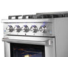 Thor Kitchen HRG3080U 30 in. Professional Gas Range Oven 4 Burners Blue Porcelain Interior Stainless Steel New