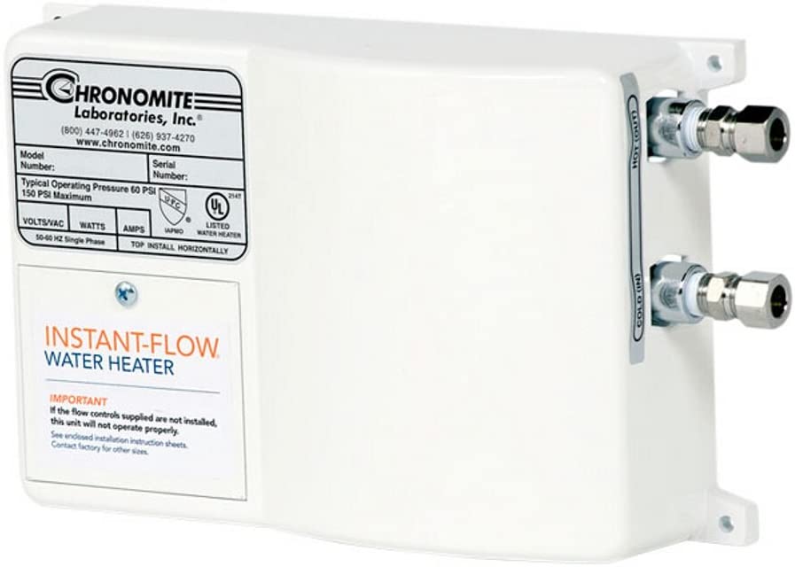Chronomite SR-20L/120 Instant-Flow Point of Use Electric Tankless Water Heater New