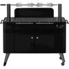 Everdure HBCE3BUS HUB II 54-Inch Charcoal Grill with Patented Built-in Rotisserie System Steel Graphite New
