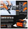 Super Handy GUT132 20V 4Ah Cordless Battery Electric Snow Thrower and Shovel New