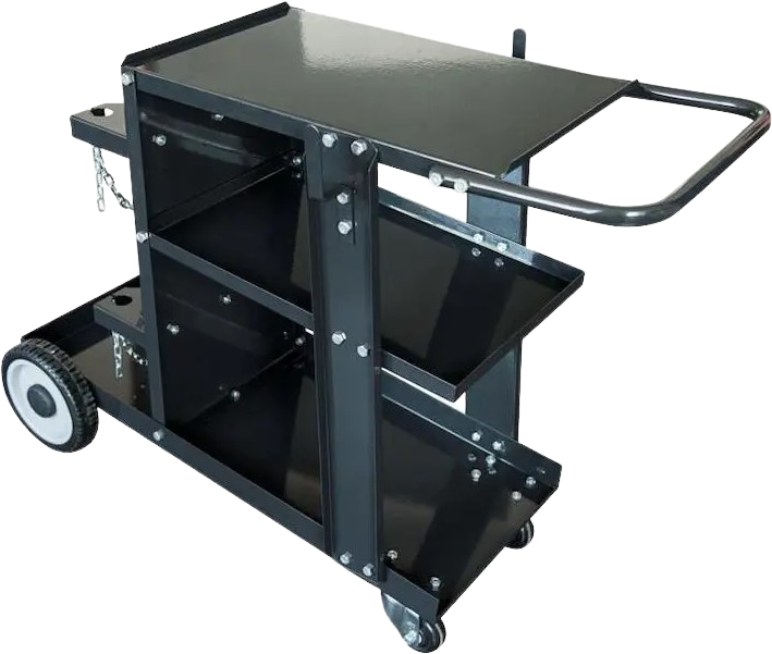 Weldpro L25007 Welding Cart Three-Tiered Steel New