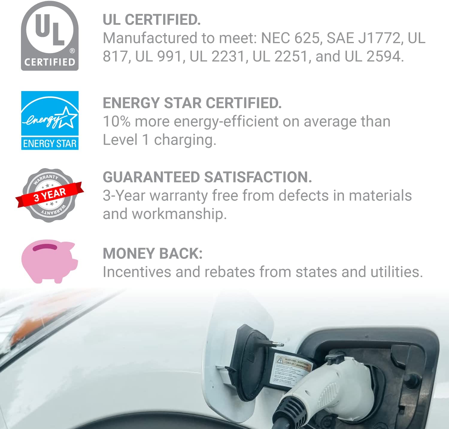 WALLBOX PULSAR PLUS 40A Level 2 EV Charger NEMA 14-50,Ultra Compact UL  Certified