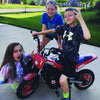 Burromax TT250 24V 250W Kids Off Road Electric Ride On Mini Pocket Dirt Bike Red New