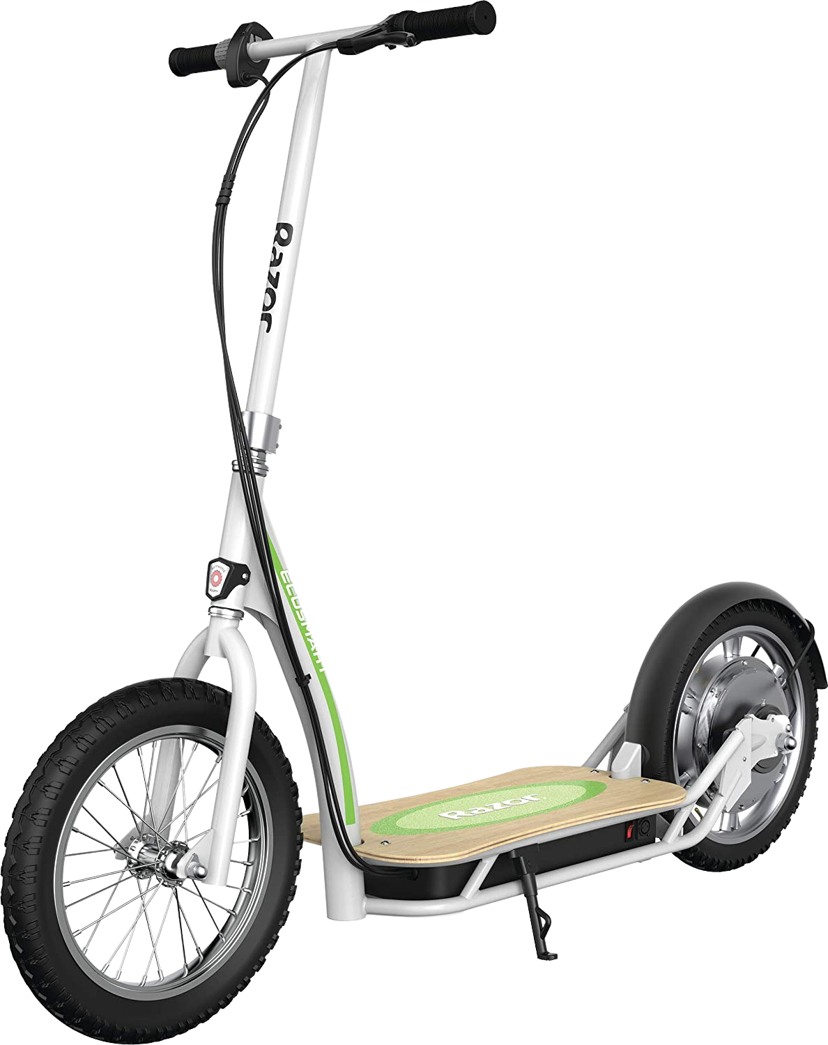 Razor EcoSmart SUP Up to 12 Mile Range 15.5 MPH 16" Tires Electric Scooter White New