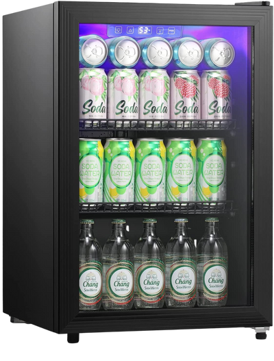 Antarctic Star W6870 2.4 Cubic Feet Beverage Mini Fridge Electronic Temperature Control New